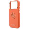 Puzdro Guess HC PU FW RESIN LOGO ORANGE pre iPhone 17 Pro Max 6,9"