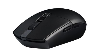 C-TECH WLM-06S-B/Kancelárska/Optická/Pre pravákov/1 600 DPI/Bezdrôtová USB/Čierna