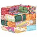 vidaXL Modulárna taburetka, patchwork, látka