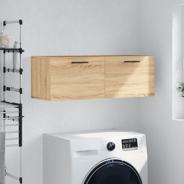 vidaXL Nástenná skrinka dub sonoma 100x36,5x35 cm kompozitné drevo