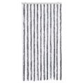 vidaXL Záves proti hmyzu, sivý a biely 100x220 cm, ženilka