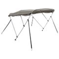 vidaXL Strieška Bimini s 3 oblúkmi a stenami 183x(185-198)x137 cm
