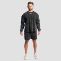 Šortky Aura Washed Black - GymBeam, veľkosť M, čierna