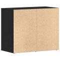 vidaXL Kosmetický kabinet Čierny dub 80 x 40 x 65 cm Kompozitné drevo