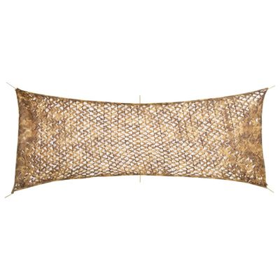 vidaXL Maskovacia sieť s úložným vreckom 525x205 cm piesková