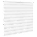 vidaXL Zebra roleta biela 155x150 cm šírka látky 150,9cm polyester