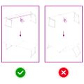 vidaXL Stolová doska tmavohnedá 140x50x(2-6)cm ošetrený masív hrany