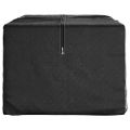 vidaXL Tašky na záhradné vankúše 2 ks čierne 135x40x55 cm polyetylén
