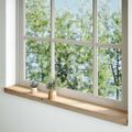 vidaXL Okenný parapet 2 ks 120x15x2 cm neošetrený dubový masív