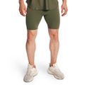 Pánske šortky Combat Olive Grey - GymBeam, veľkosť M