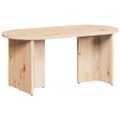 vidaXL Konferenčný stolík Prírodná 80 x 39,5 x 35 cm Borovicový masív
