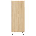 vidaXL Knižnica dub sonoma 69,5x32,5x90 cm kompozitné drevo