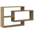 vidaXL Nástenná polička Artisan Dub 104x20x58,5 cm Konštrukčné drevo