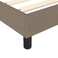 vidaXL Posteľný rám s boxspringom Taupe 80x200cm Látka