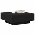 vidaXL Konferenčný stolík Čierny dub 80 x 80 x 31 cm