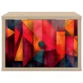 vidaXL Nástenná nočná skrinka HEESCH 2 ks Dub sonoma 36 x 33 x 25 cm
