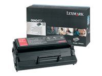 Vysoká výťažnosť - čierna - originálna - kazeta s farbivom - pre Lexmark E320, E322, E322n, E322tn