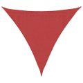 vidaXL Tieniaca plachta 160 g/m² červená 3x3x3 m HDPE