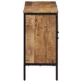 vidaXL Komoda 105x35x70 cm surový mangový masív