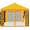 vidaXL Kryt altánku s bočnými stenami Žltá 600,5 x 300,5 cm Polyester