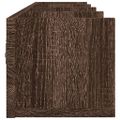 vidaXL Nástenné skrinky 2 ks hnedý dub 99x18x16,5 cm kompozitné drevo