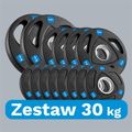 Sada litinových závaží 30kg, 51mm, REBEL ACTIVE RBA-2113