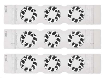 Ventilátor EMOS P56PR3 pod radiátor TRIO, biely