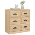 vidaXL Komoda dub sonoma 70x35,5x67,5 cm spracované drevo