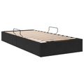 vidaXL Otomanový posteľný rám s úložiskom Čierna 90 x 190 cm Zamat