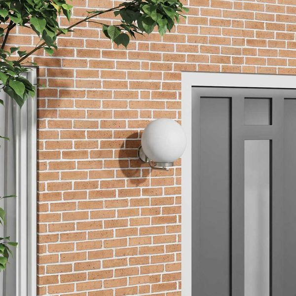 vidaXL Exteriérové nástenné svietidlo Strieborná 29 x 25 x 33 cm