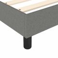 vidaXL Posteľný rám s boxspringom tmavosivá 80x200 cm látka