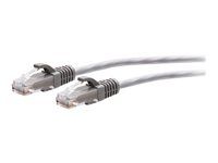 Sivá - Patch kábel - RJ-45 (M) do RJ-45 (M) - 3 m - 4,8 mm - UTP - CAT 6a - lisovaný, prevedenie bez hrbolčekov - sivá