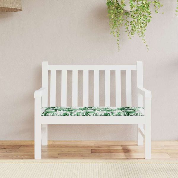 vidaXL Podložka na stoličku List Vzor listov 100 x 50 x 3 cm