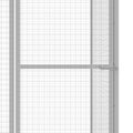 vidaXL Klietka pre mačky 6x3x2,5 m, pozinkovaná oceľ
