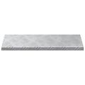 vidaXL Schodový rošt 10 ks 60 x 18 x 2,5 cm Strieborná Hliník