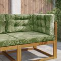 vidaXL Vankúš na vonkajšiu pohovku Polyester Design s listami