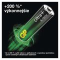 Alkalická batéria GP Ultra Plus LR6 (AA), 4 ks