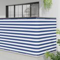 vidaXL Záclona na balkónové súkromie 150 x 200 cm Textil s PU povlakom