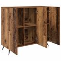 vidaXL Servírovacia skriňa Staré drevo 89,5 x 34 x 80 cm