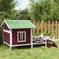 vidaXL Koterec pre psa káva mocha 159x120x88,5cm borovicový masív