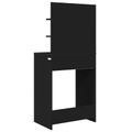 vidaXL Toaletné stolíky do spálne Čierna 80 x 39,6 x 135 cm
