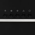 vidaXL RGB Nástenný digestor s LED 60 cm nehrdzavejúca oceľ a tvrdené sklo