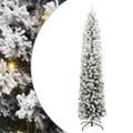 vidaXL Umelý vianočný stromček Zelená 240 cm PVC, oceľ a plast