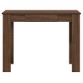 vidaXL Stôl hnedý dub 100x45x75 cm spracované drevo