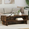 vidaXL Konferenčný stolík Dymová dub 100 x 46 x 35 cm Kompozitné drevo