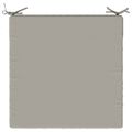 vidaXL 1-dielny sedací vankúš SOEST 100% polyester Sivá 80 x 80 x 5 cm