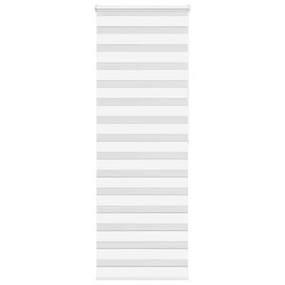 vidaXL Zebra roleta biela 70x200 cm šírka látky 65,9 cm polyester