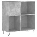 vidaXL Skrinka na platne betónovosivá 84,5x38x48 cm kompozitné drevo