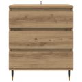 vidaXL Servírovacia skriňa Remeselný dub 60 x 35 x 70 cm