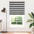 vidaXL Zebra roleta čierna 120x200 cm šírka látky 115,9cm polyester